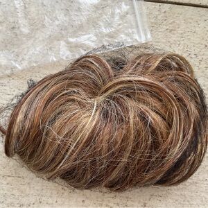 Toni Brattin Classic Clip Hairpiece Red Blond New Never Used